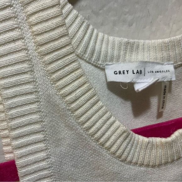 Grey Lab Los Angeles WHITE Tank Top size SMALL - Picture 3 of 8
